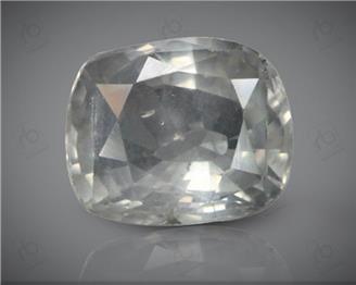 Natural Unheated & Untreated Certified White Sapphire  2.2 carats - DIN 89186